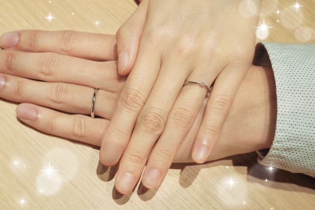 受け渡しの時にお店で撮ってもらいました。