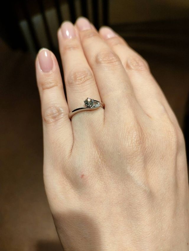 ダイヤモンドがキラッキラです