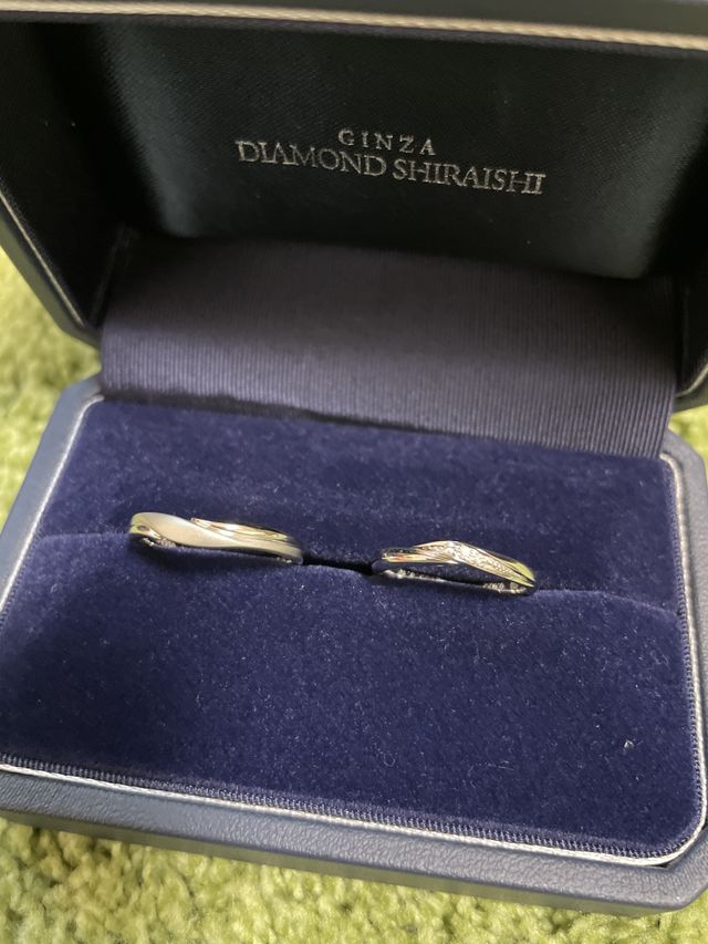 結婚式まで指輪を入れておくボックス。