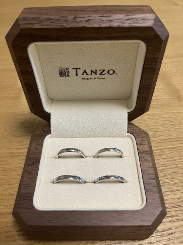 入籍指輪で着け心地を確認してから結婚指輪つくりました！