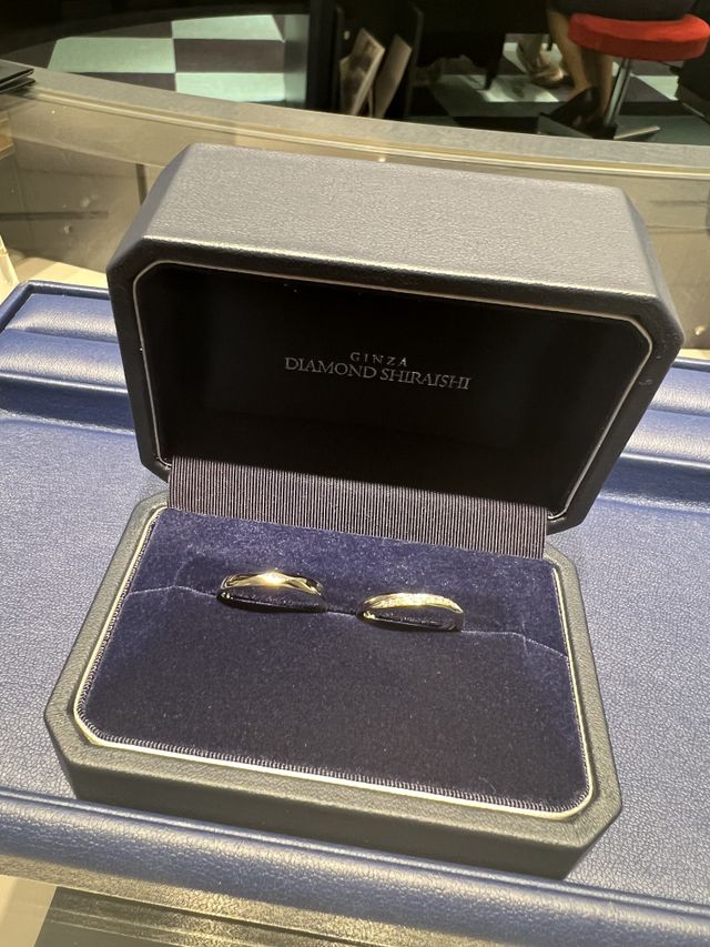 店舗で撮影させて頂きました。ボックスも豪華で満足です。