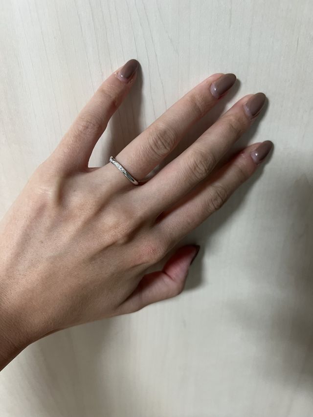 指の形に合わせて提案しね頂き満足です。