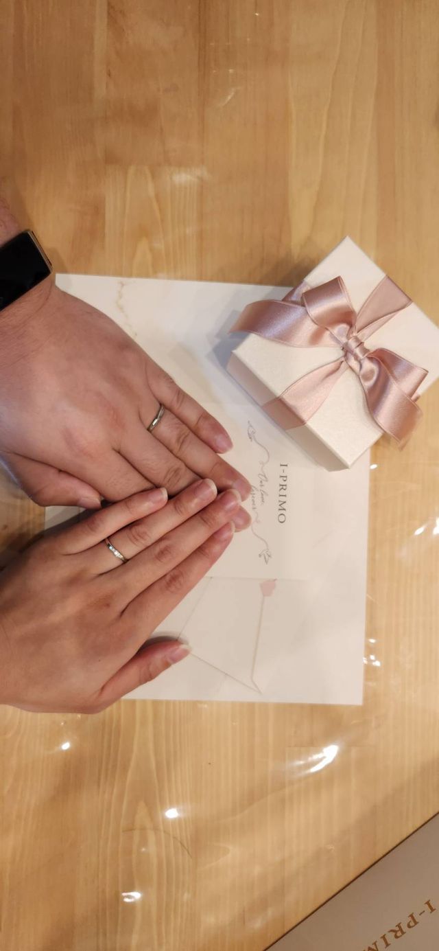 アイプリモでもらった台紙を利用して記念に撮影しました。