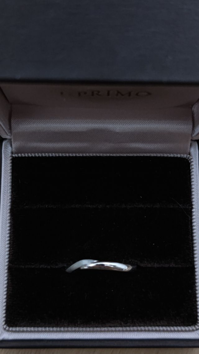 結婚指輪です。