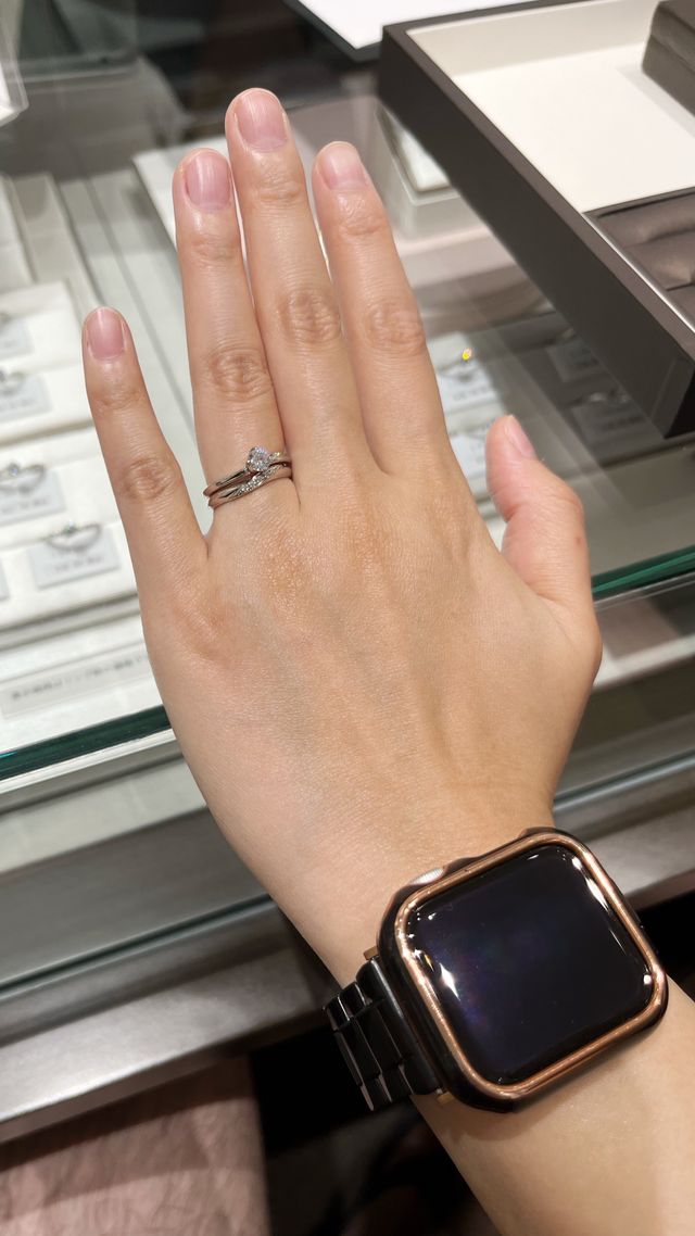 購入を検討し、実際に付けさせていただいた際の写真