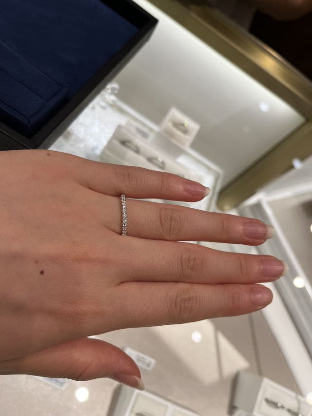 店内での試着画像