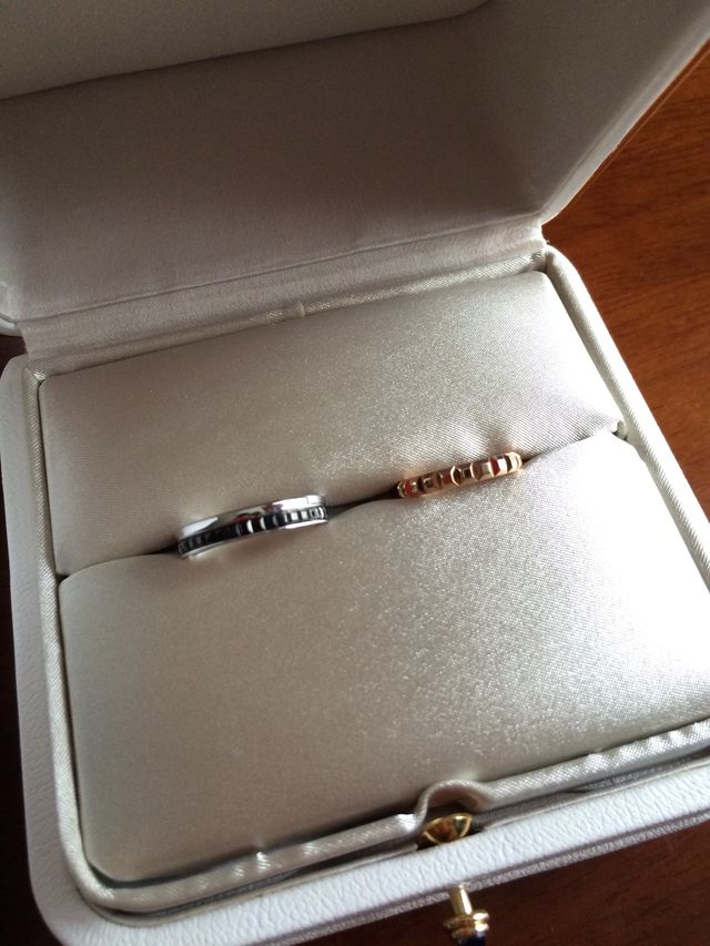 ディアマンのピンクゴールドにしました