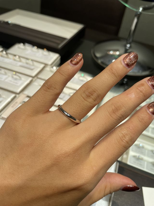 シンプルな指輪