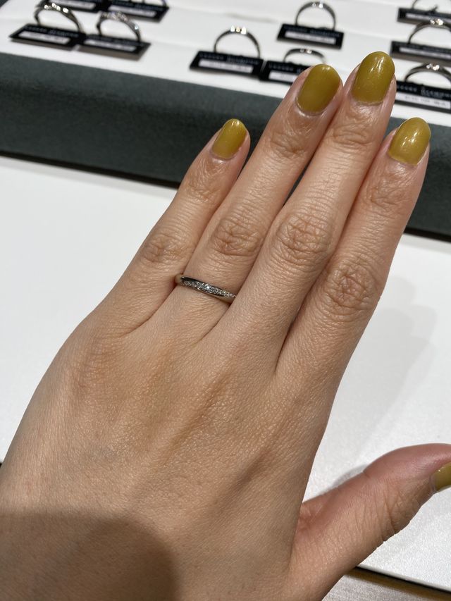 試着時の写真です