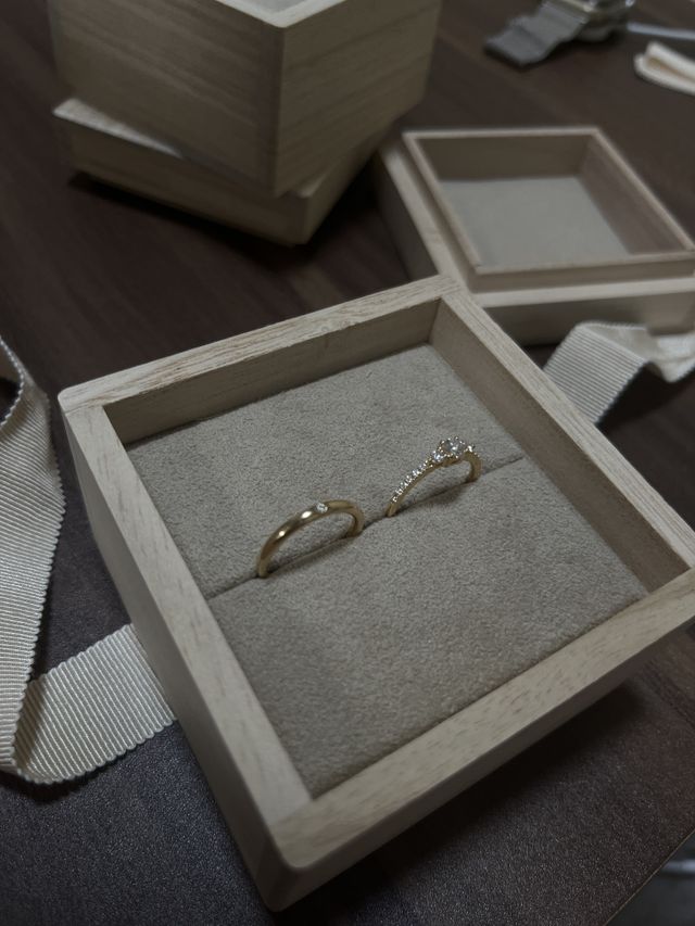 コンセプトに惹かれ、結婚指輪はsoulmatesにしました。