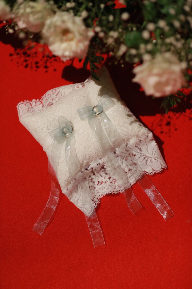 挙式時のリングピロー