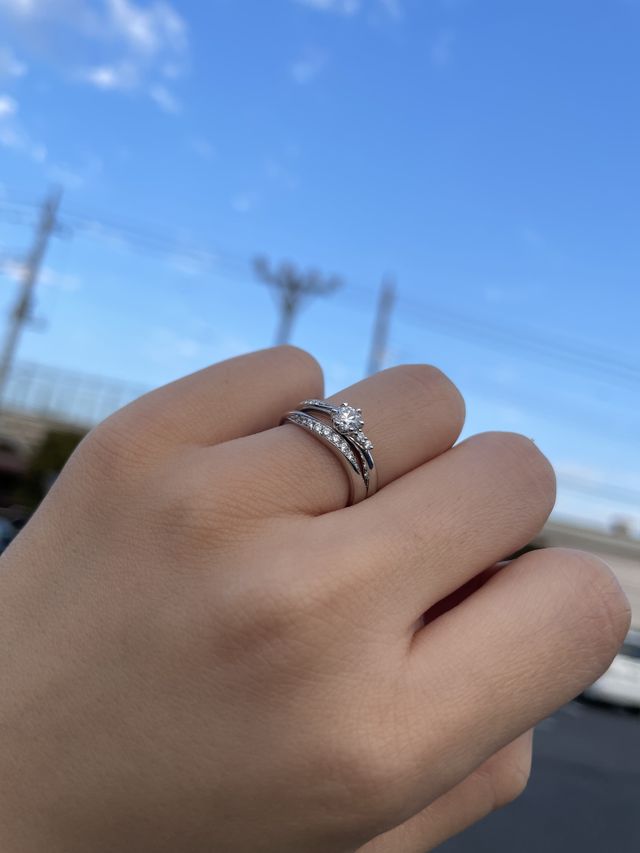 婚約指輪　アンドロメダ7号
結婚指輪　アルチェステ7号