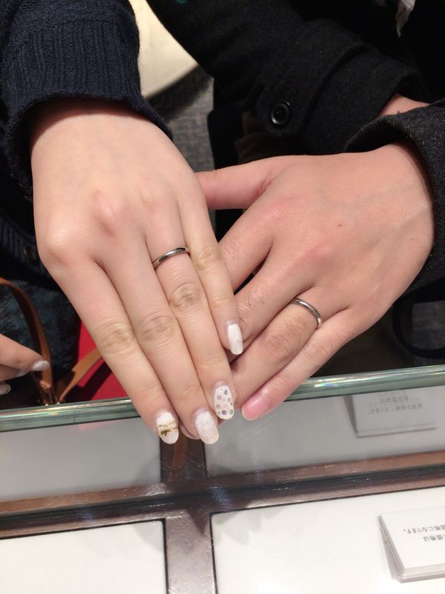待ちに待ったマリッジリング♡