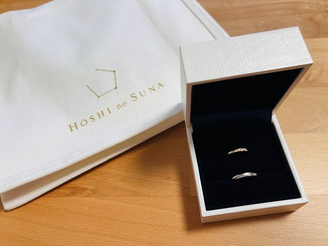 リングボックスと、ショップバッグをプレゼントいただきました。