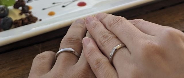 指輪を受け取ってから2人のお気に入りのお店でランチをしました