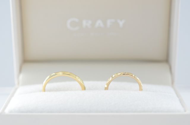 イエローゴールド&シャンパンゴールド