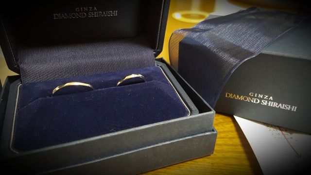 高級感のある入れ物に入れてもらいました！