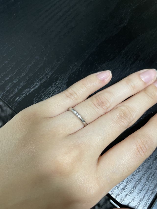 着け心地も良くて、キラキラ光って毎日ついついみちゃいます。