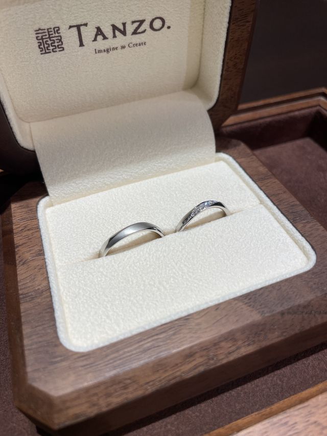 店舗受け取り時の写真。