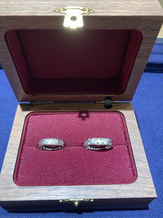 ミオリングの結婚指輪。匠花。