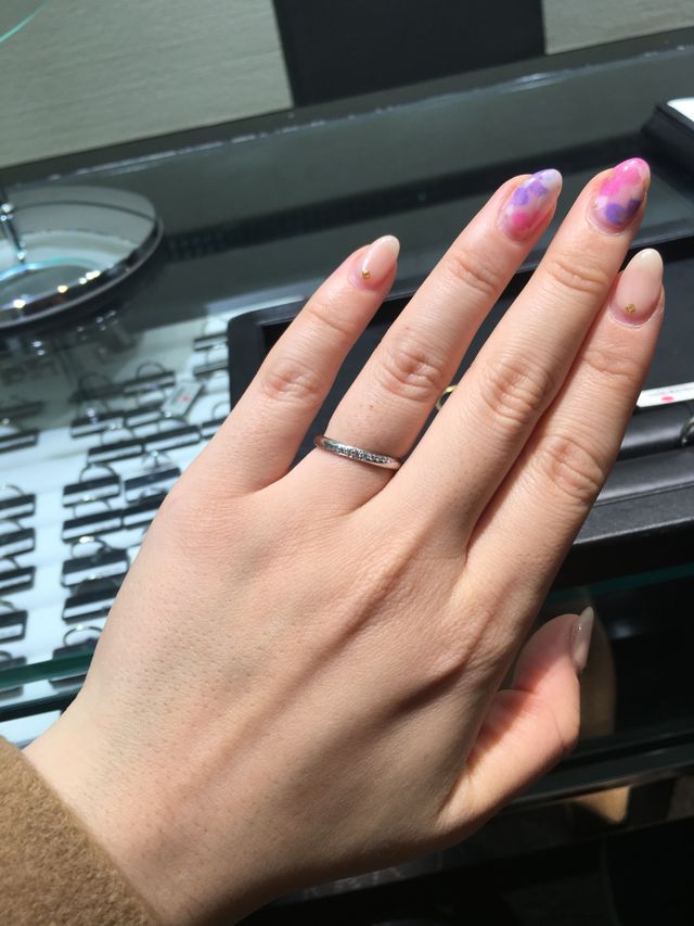 ダイヤの輝きがとにかく綺麗でした。