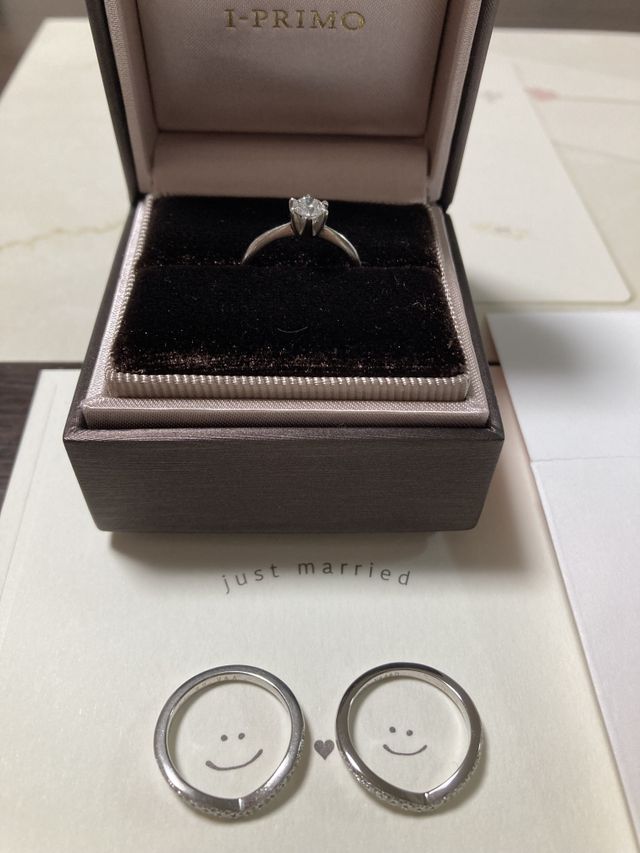 結婚指輪、婚約指輪
スイート10の指輪です。