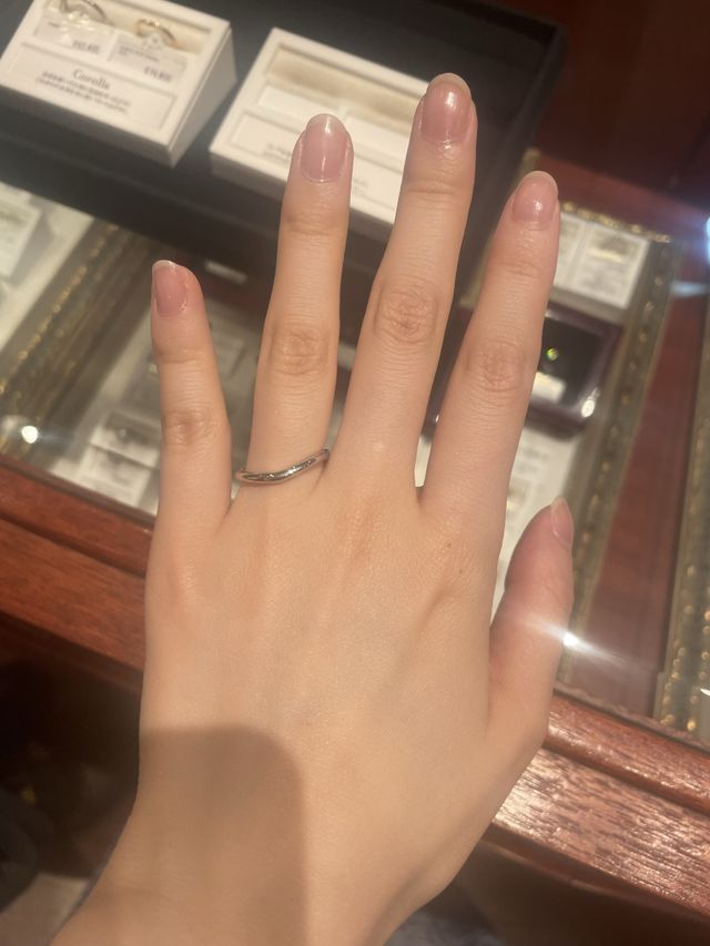 ハートの形になる可愛い指輪