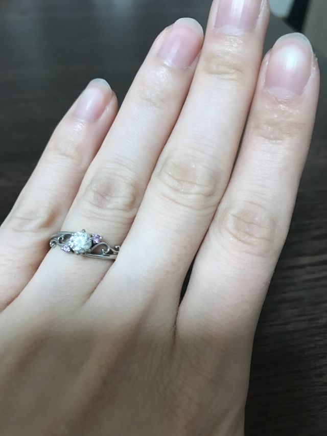 とっても可愛いエンゲージリング♡