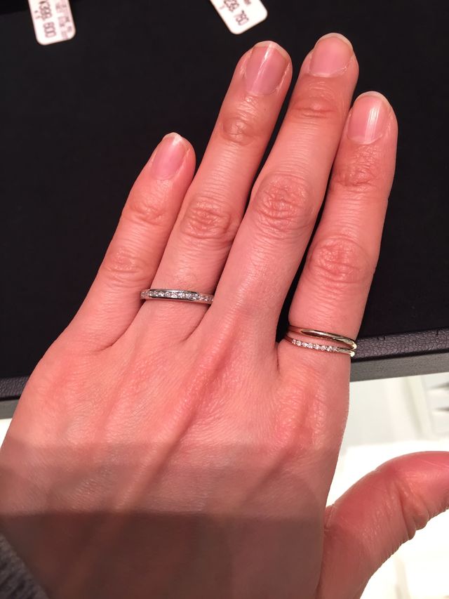 普段着けている指輪とも相性が良かったです。