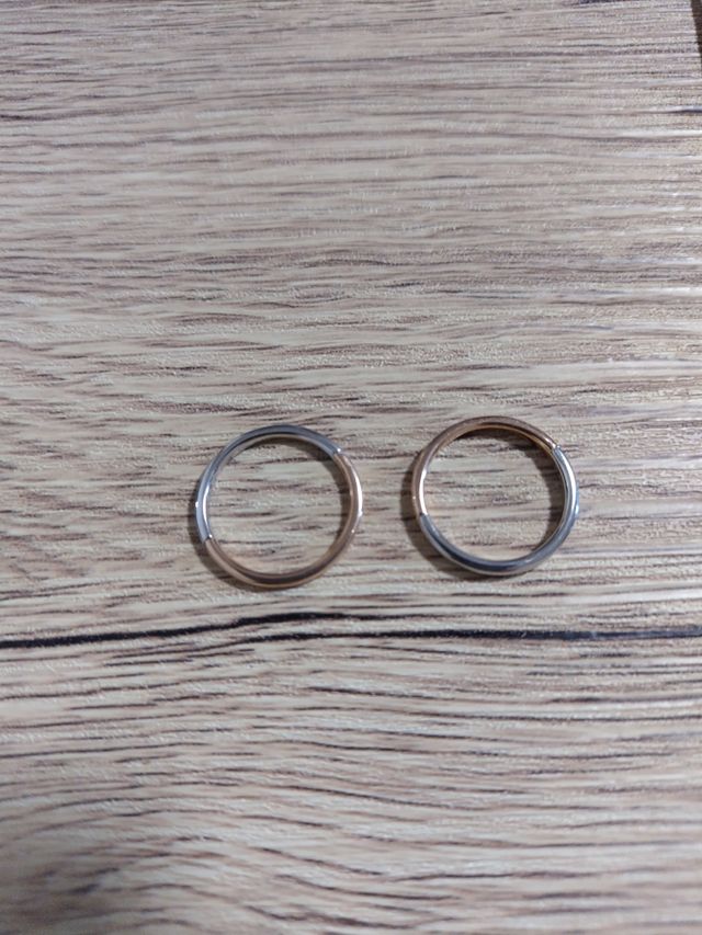 結婚指輪ですが旦那のほうが指が細い。