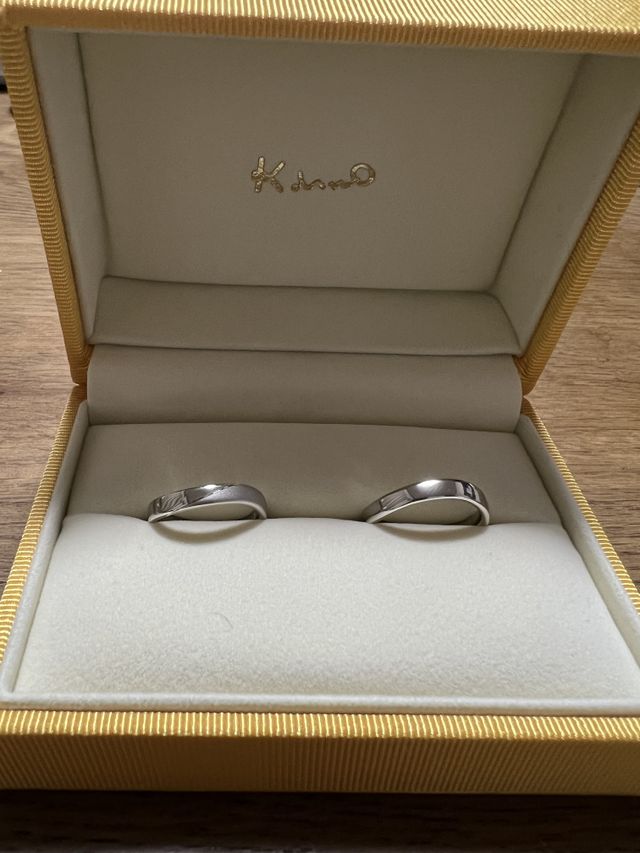 DIY手作りジュエリーで製作した結婚指輪