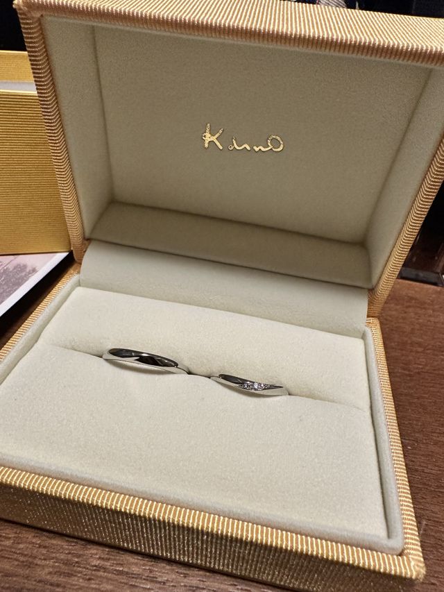 結婚指輪！リサータです！