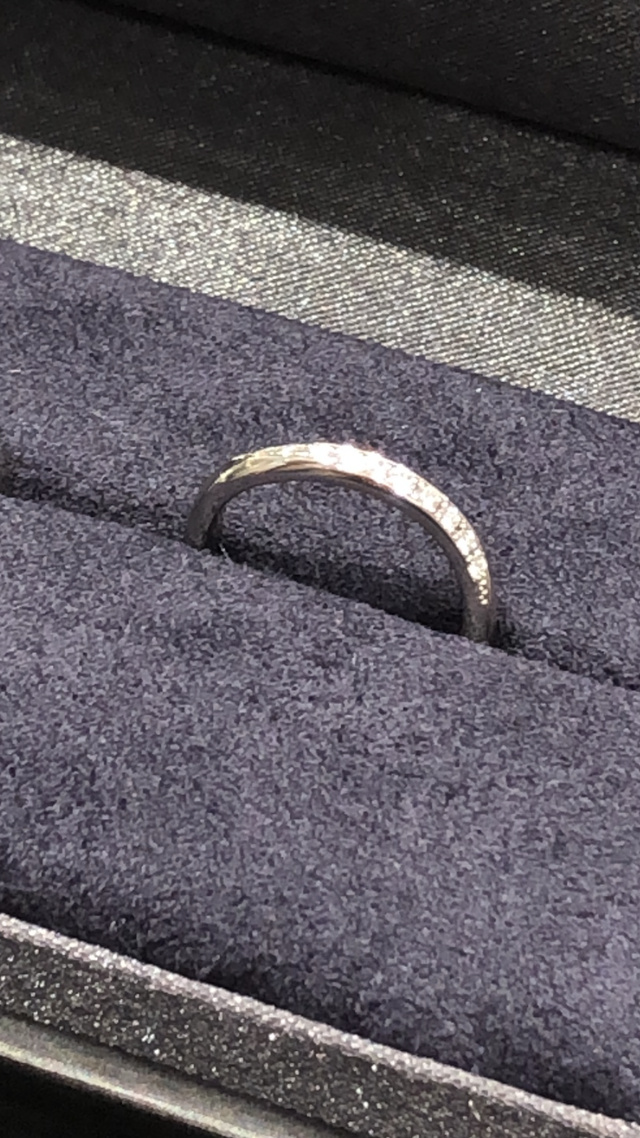 ダイヤの輝きが素敵でした。