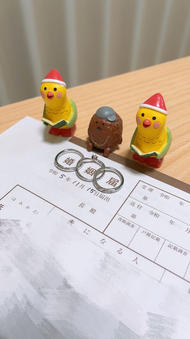 両側の指輪です