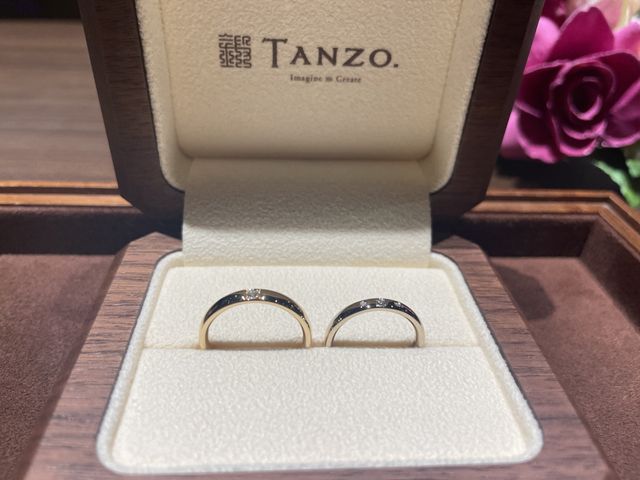 ケースに入っている指輪です