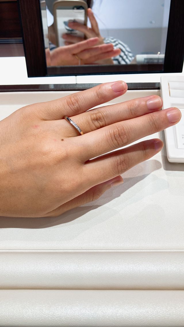 大和屋浜松店での試着写真です