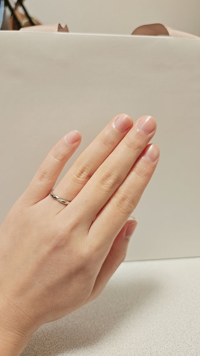 結婚指輪の写真です