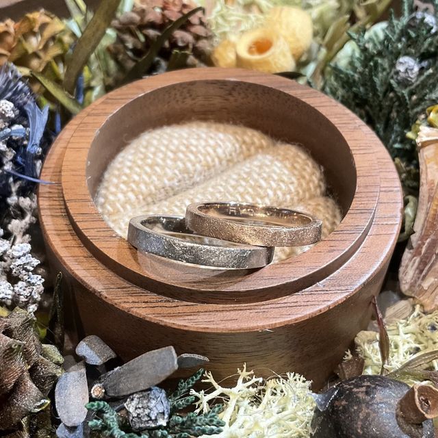 鎌倉彫金工房にて撮っていただいた写真