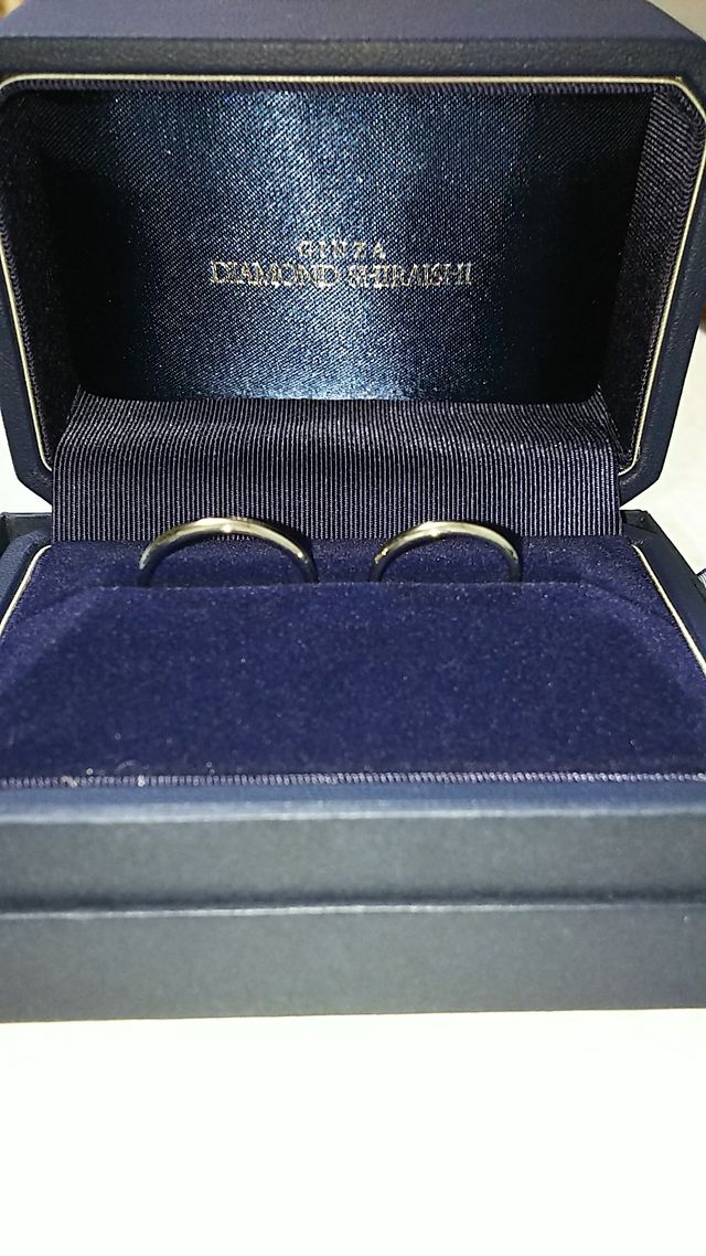 ずっ身につけていたいので、シンプルなリングにしました！