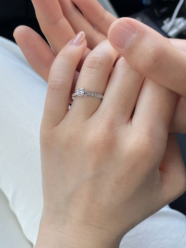 晴天の日中、車内撮影