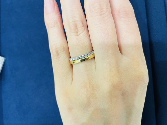 重ね付けしました