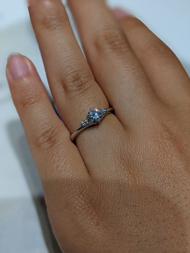 輝きがよくわかるアップ写真