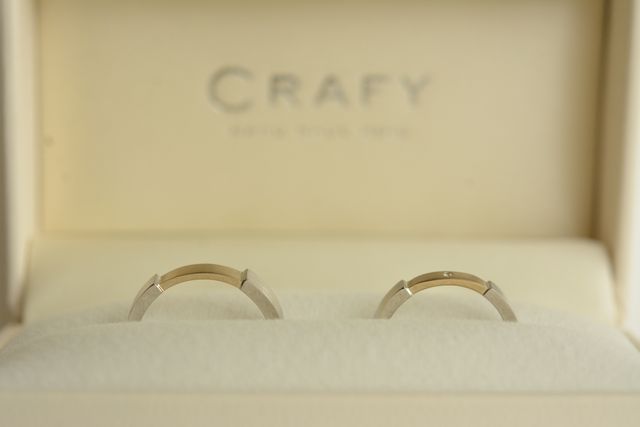 ゴールドとプラチナのコンビネーションしました。
