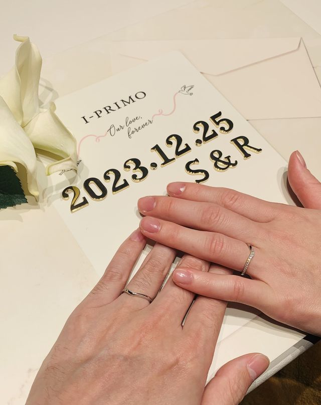 受け取りにいったとき、お店で撮った写真です。
