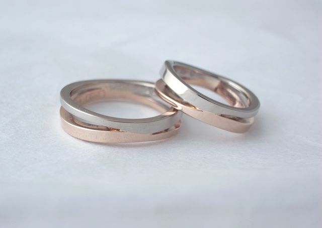 別々の素材をくっつけたデザイン