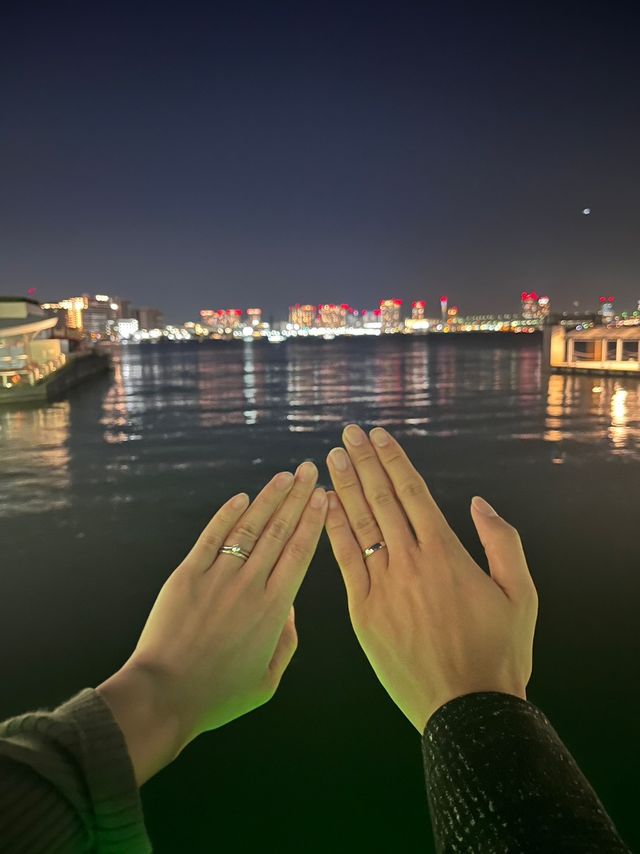 夜景とセット。重ね付け。