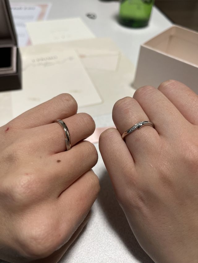 購入した直後につけた写真