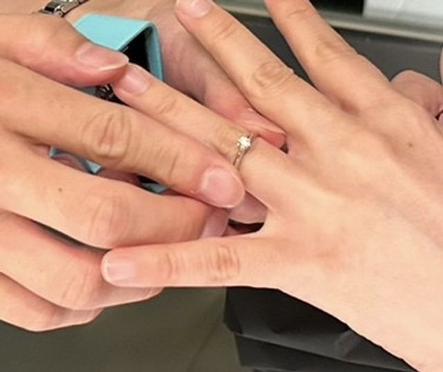 プロポーズの時の写真です