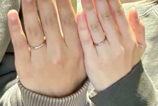 店舗玄関で撮って貰った写真の切り抜きです。