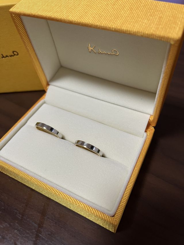 ゴールドとシルバーのコンボにしました